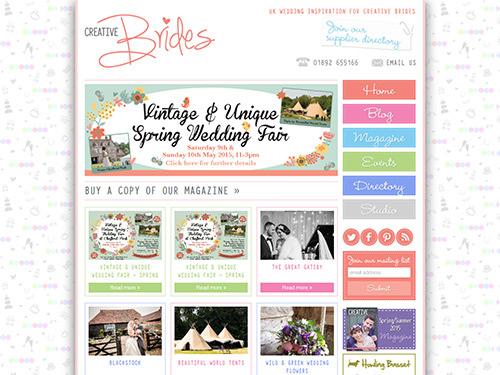 Creative Brides Responsive Website
