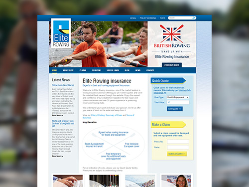 Elite Rowing E-Commerce Website
