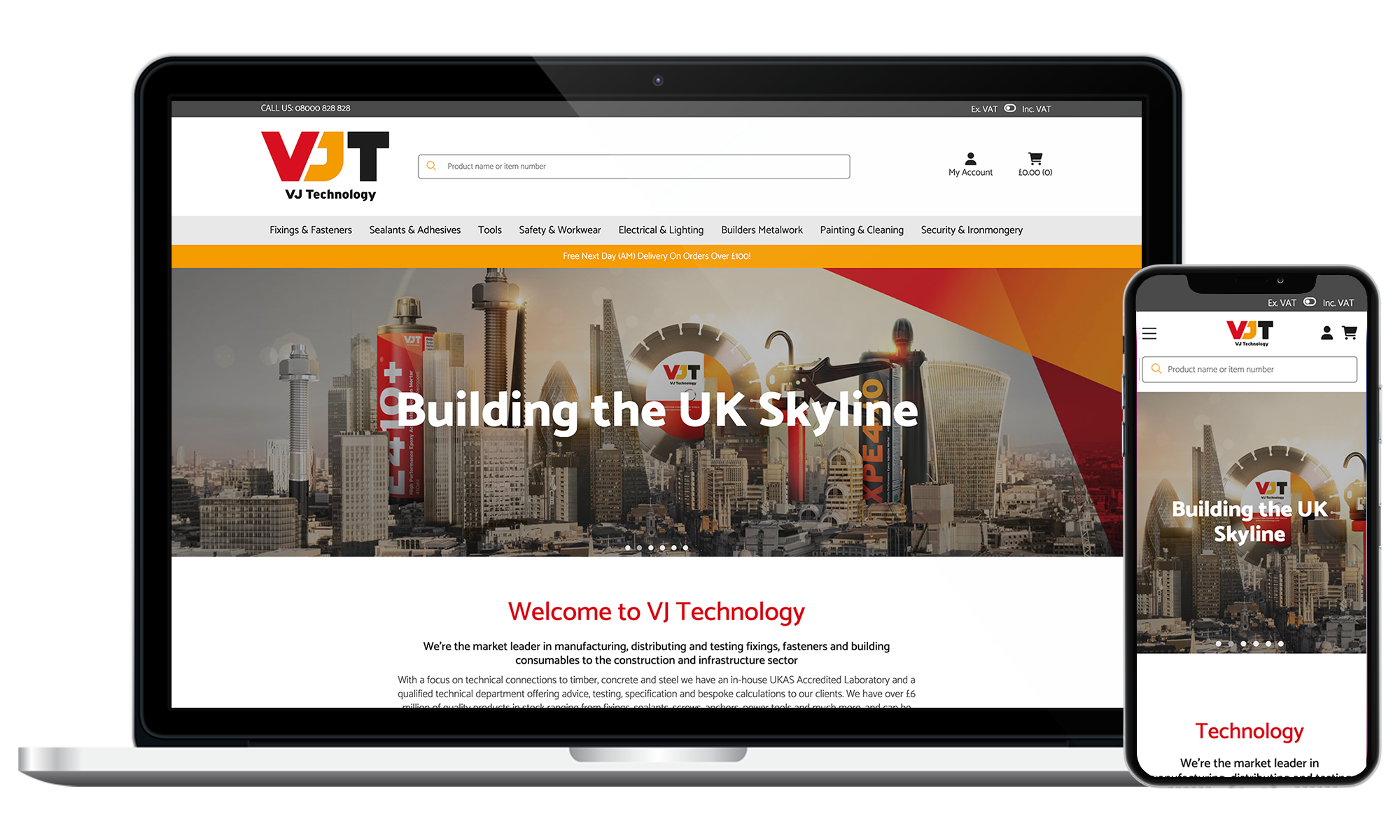 Website Development Case Study - VJ Technology