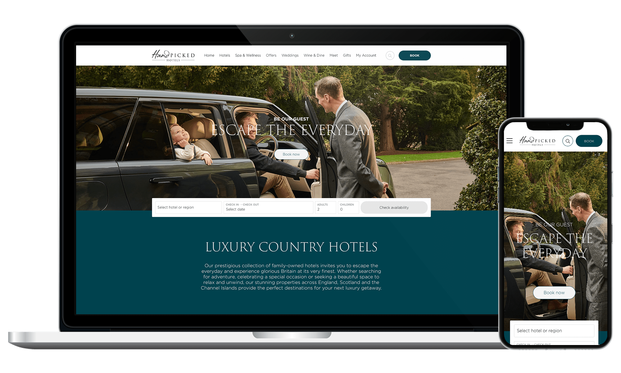 Website Development Case Study - Hand Picked Hotels