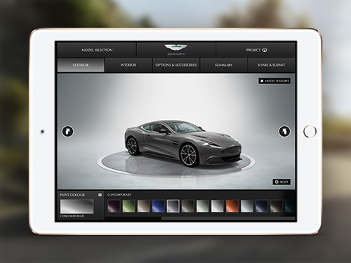 Aston Martin Configurator iPad App
