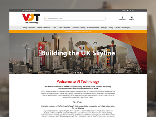 VJ Technology Responsive Website