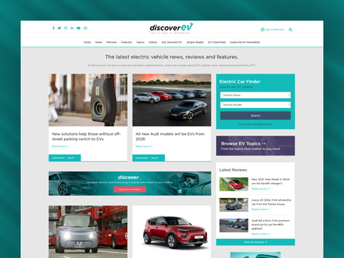 Discover EV Website