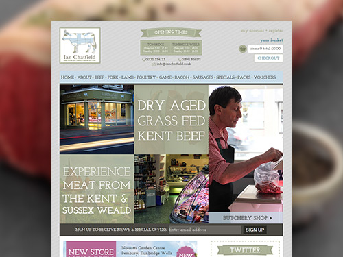 Ian Chatfield Butchers & Delicatessen E-Commerce Website