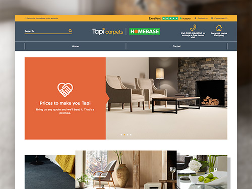 Tapi Homebase Website